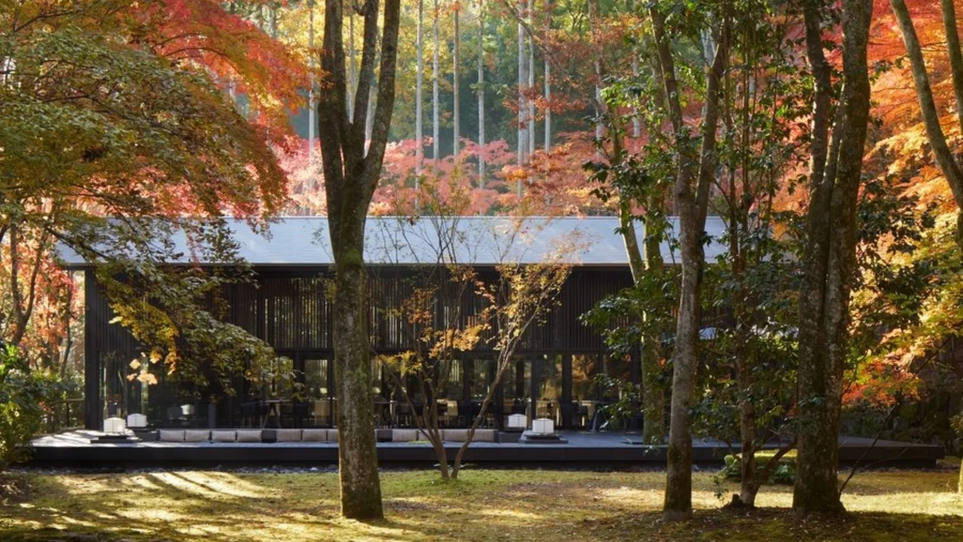 Aman Kyoto, Japan Living Pavilion Exterior