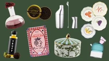 A collection of food-related gifts available for Christmas this holiday season