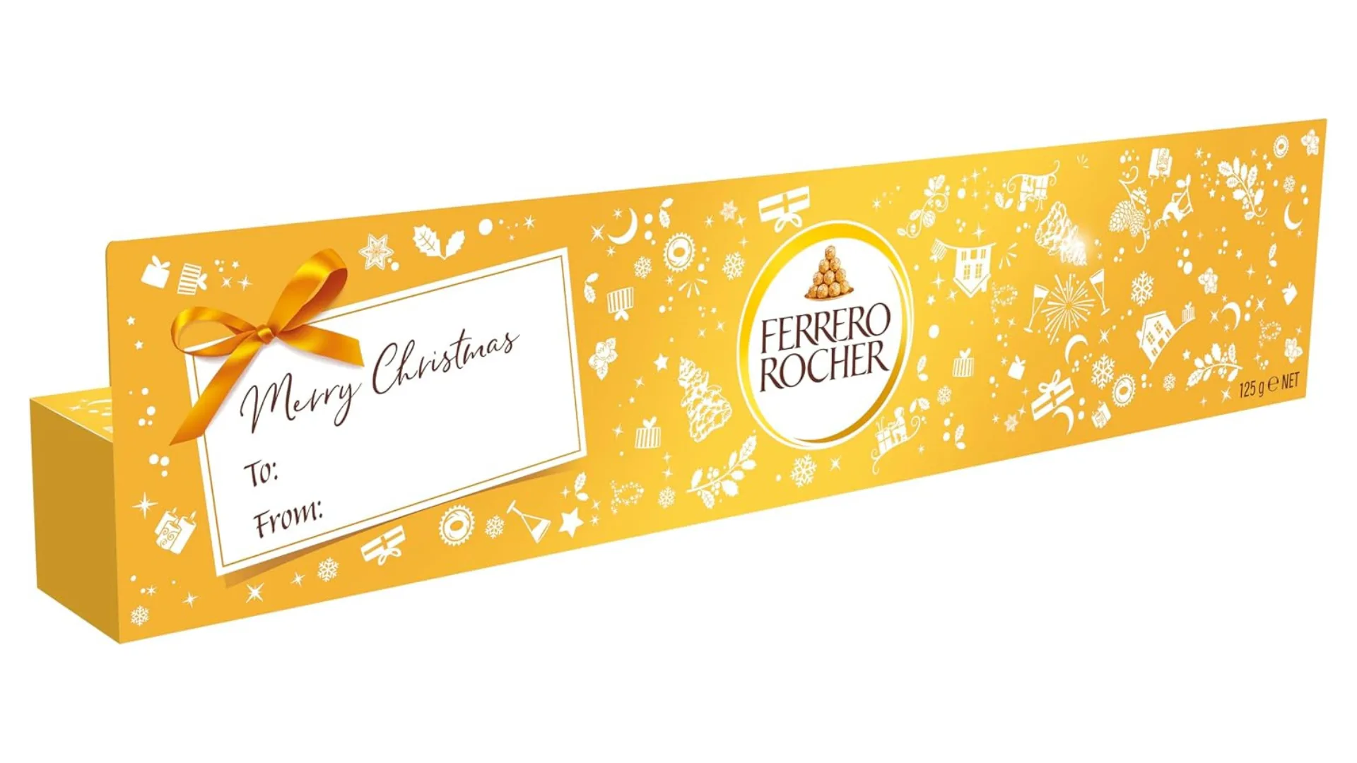 Ferrero Rocher Chocolate Christmas Cracker Box, a luxury christmas cracker for the table