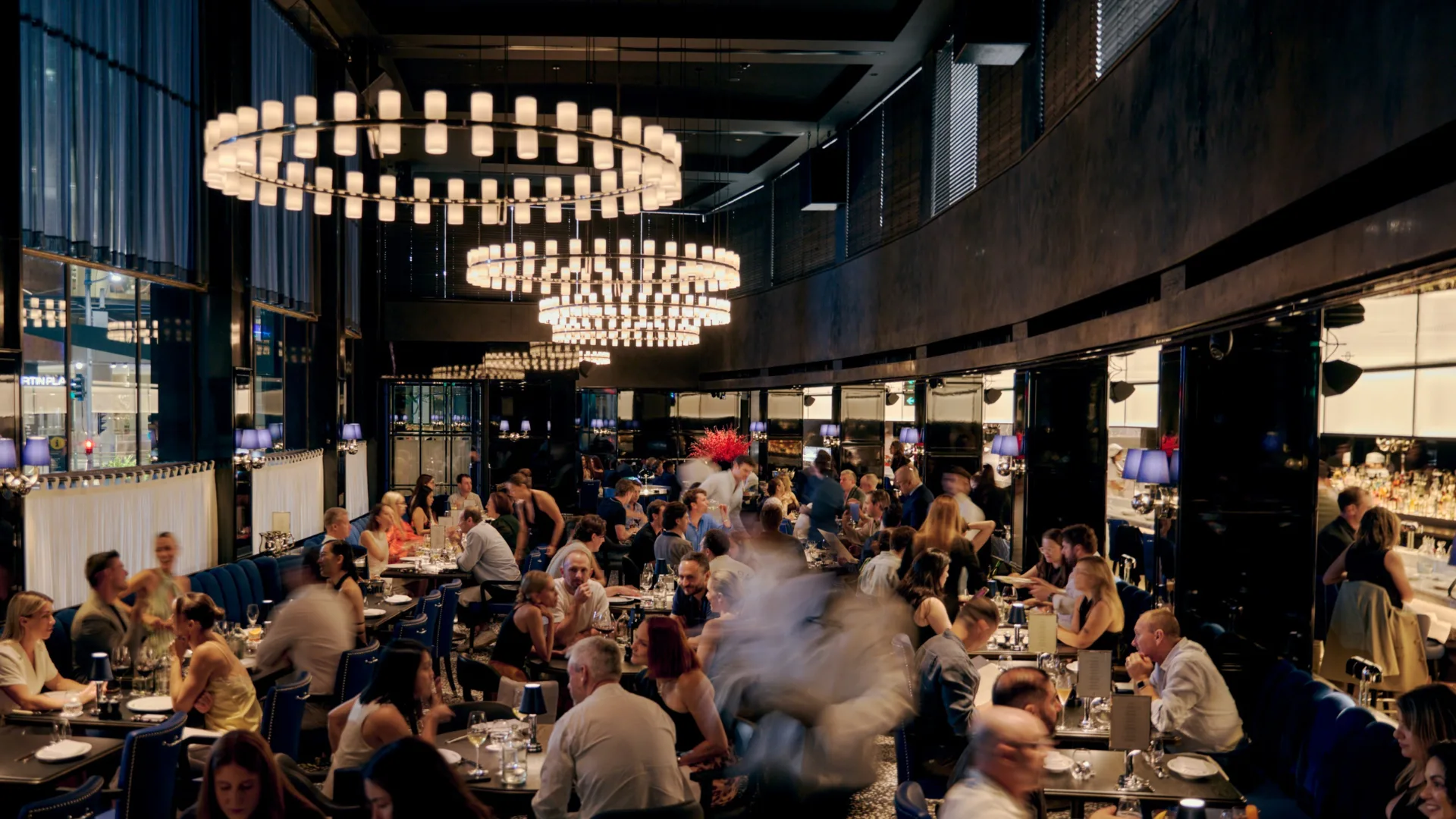 The dining room of new Sydney restaurant Grill Americano