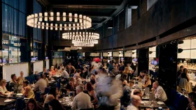The dining room of new Sydney restaurant Grill Americano