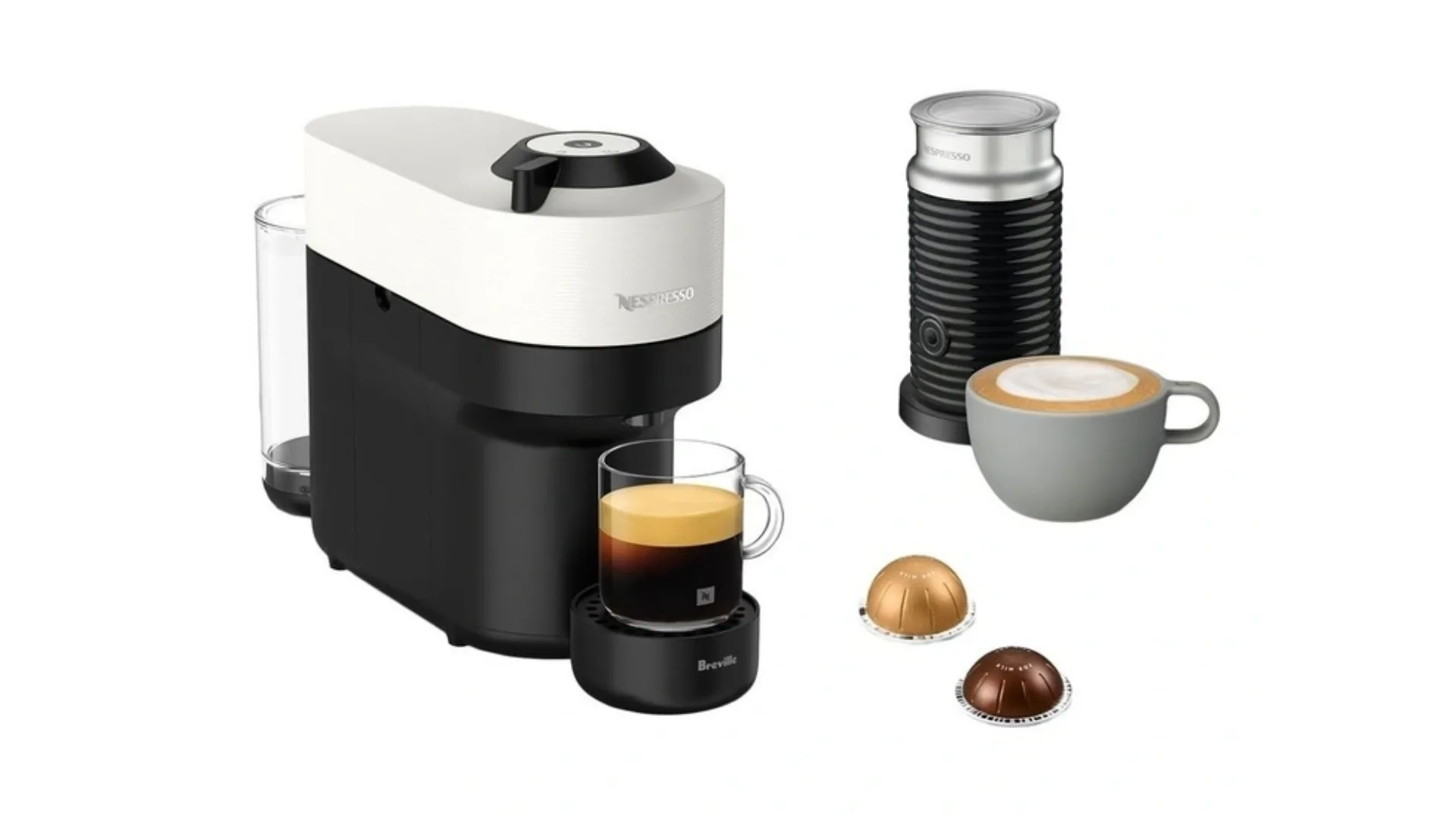 Vertuo Pop Capsule Coffee Machine Bundle