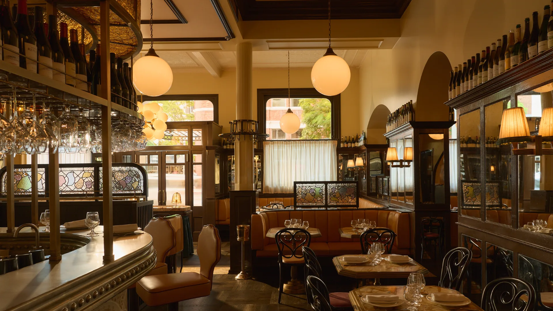 The cosy heritage interior of new Brisbane restaurant The French Exit