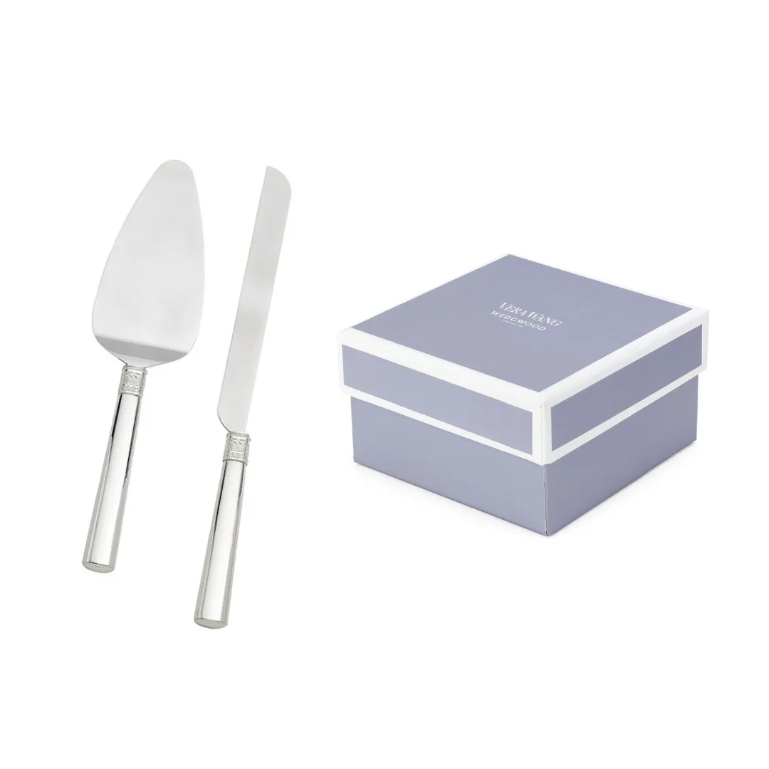 Vera Wang Wedgwood With Love Silver Cake & Trowel Set