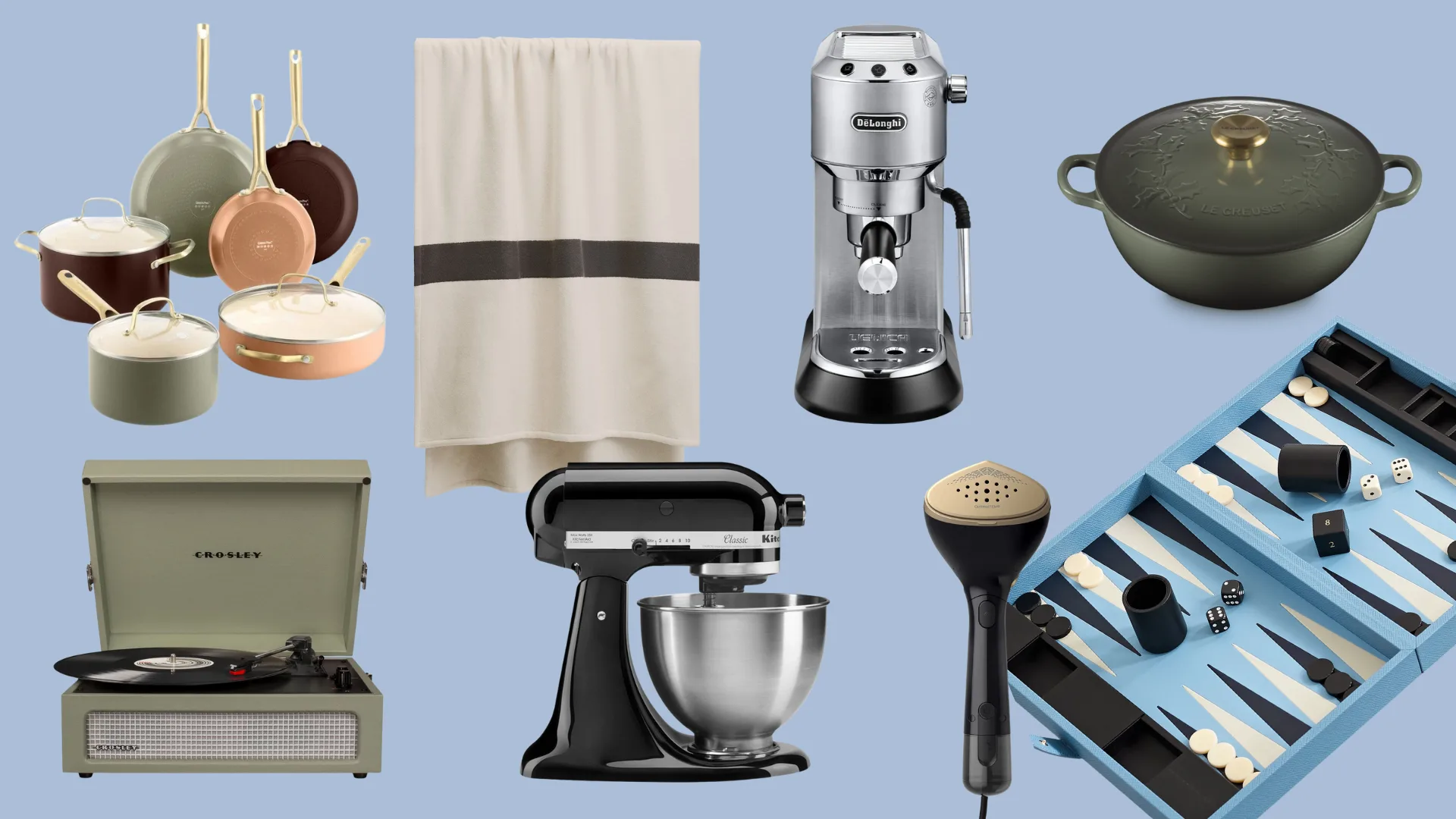 collage of homewares on background on sale for Boxing Day