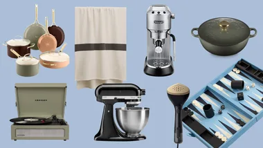 collage of homewares on background on sale for Boxing Day