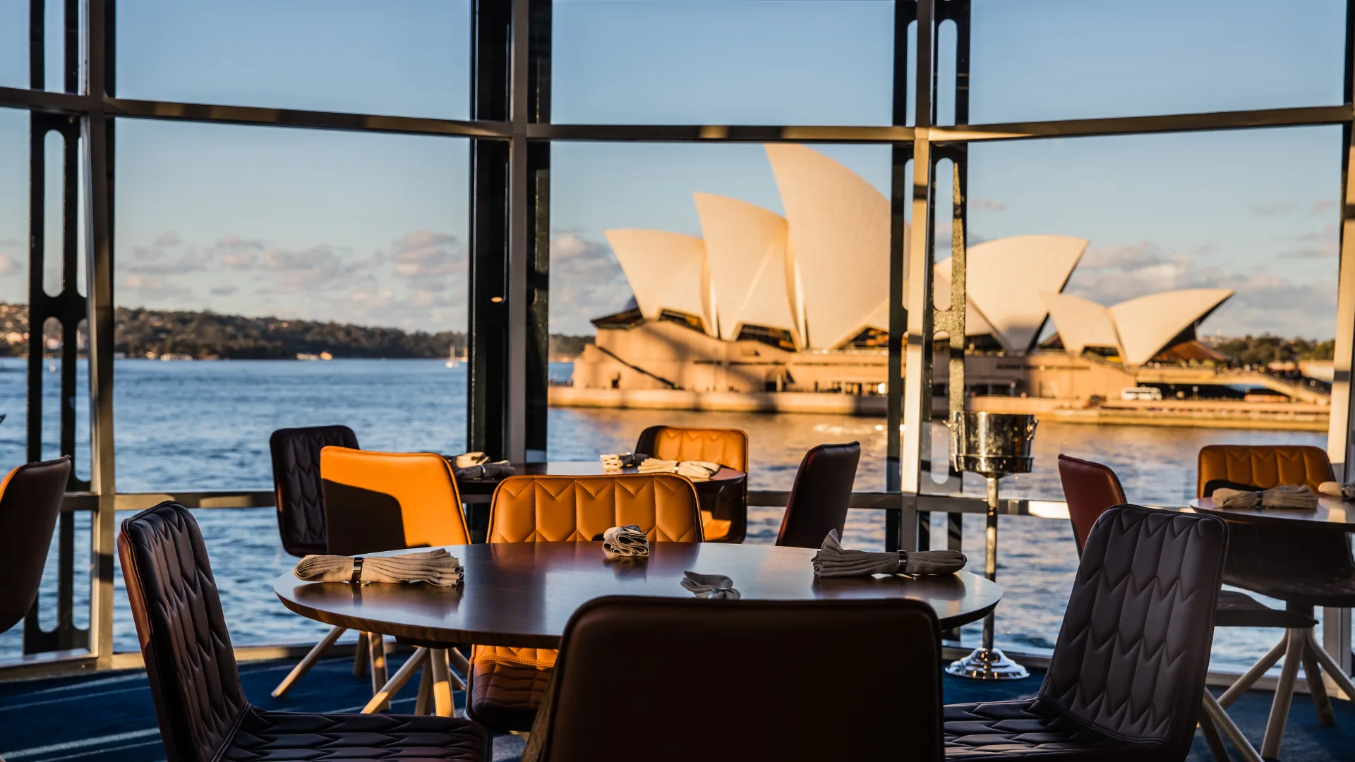 The view to the Sydney Opera House from leading Sydney restaurant Quay