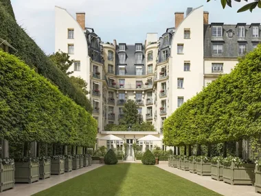 Ritz Paris hotel with Eiffel Tower views