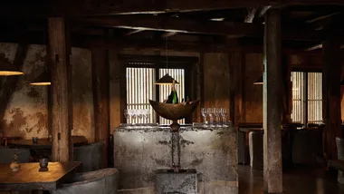 The dining room at Feu, the new Shannon Bennett restaurant at Feu in Byron Bay