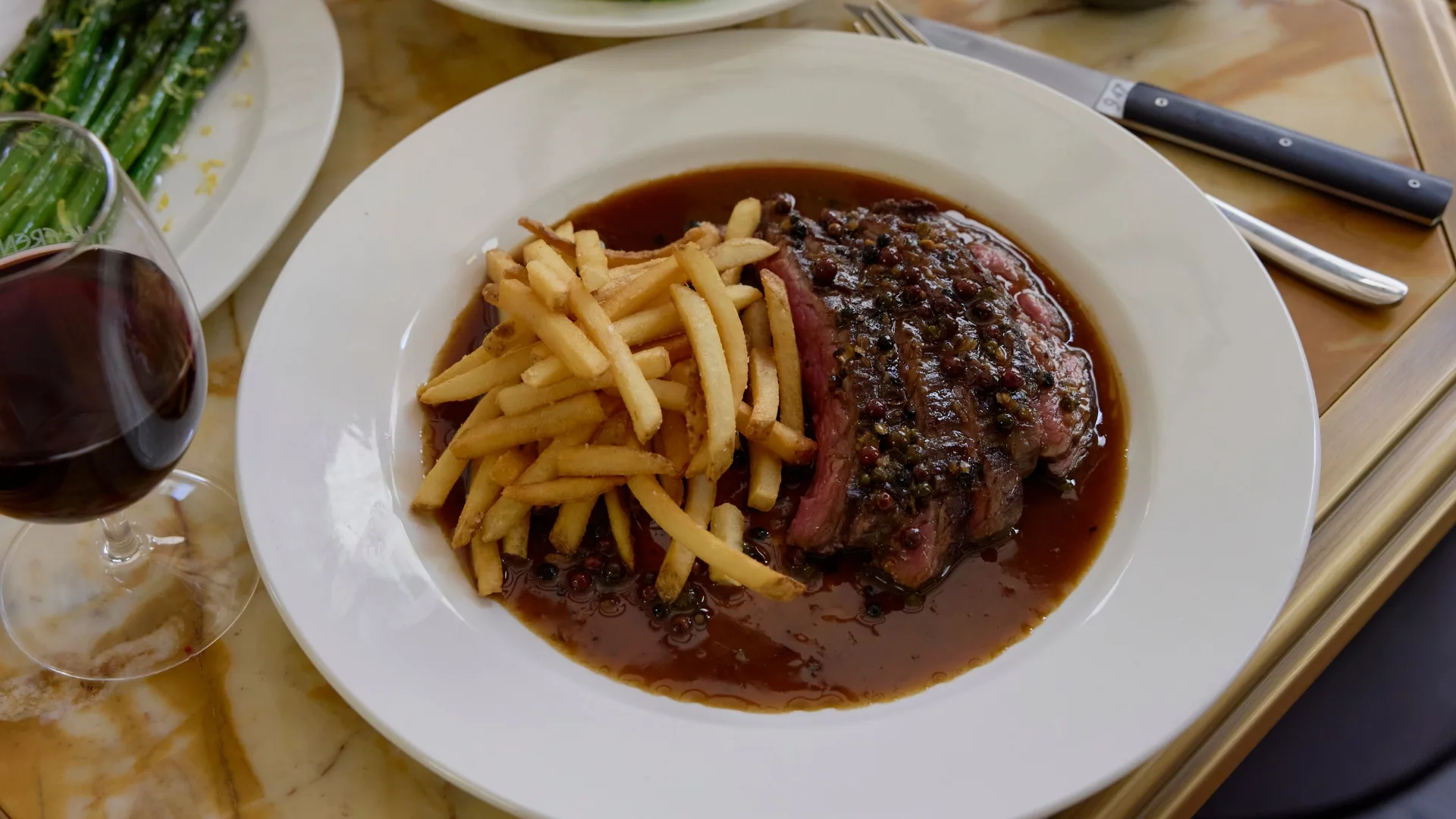 The French Exit steak frites