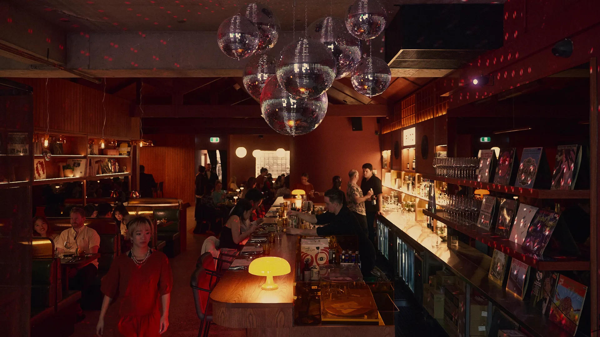 The bar at new Melbourne restaurant and bar Disuko