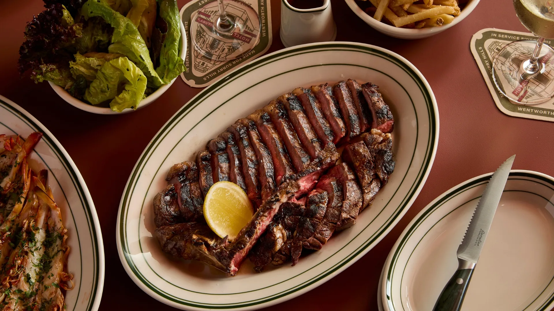 Hotel Harry's new menu offers elevated pub classics. 