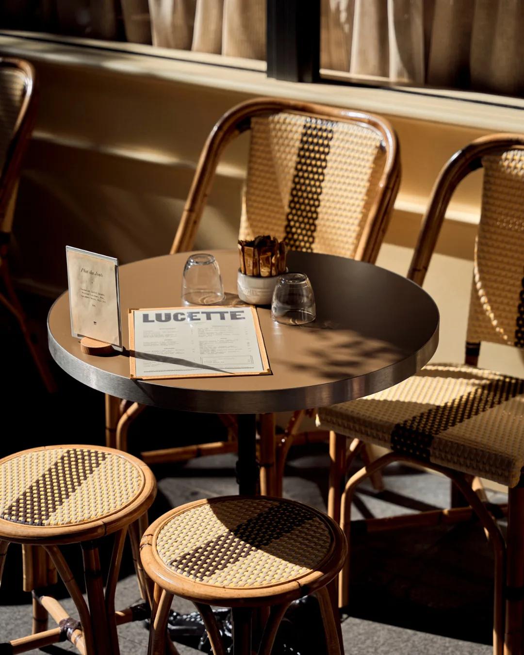 Exterior bistro seating at new Bowral restaurant Lucette