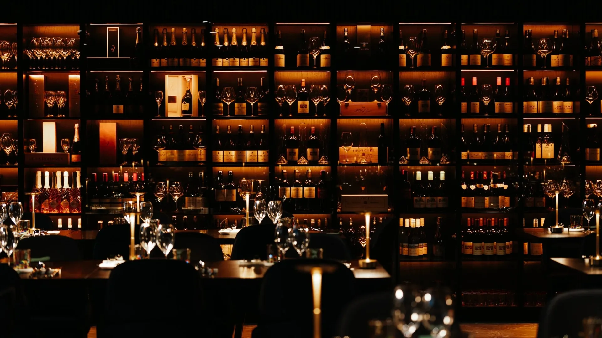 Dim lighting sets the mood at one of Perth's best new restaurants, Avalon