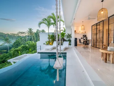 Villa Amorgos I, a jungle paradise villa with two infinity pools in Ubud, Bali