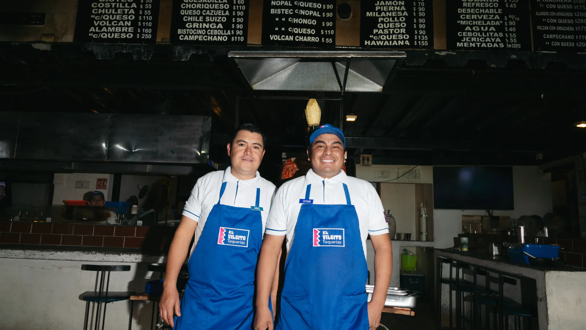 El Vilsito chefs L-César Reyes and R-Abel Rodriguez