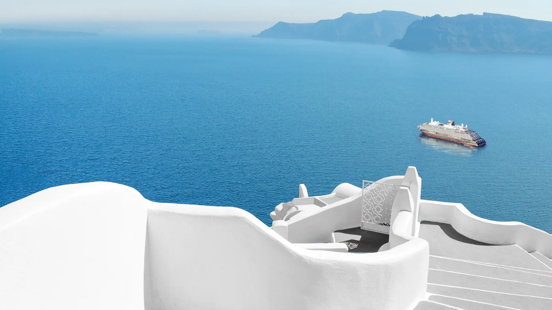 The Mediterranean sea in summer.