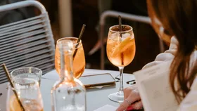 Spritzes in the soft light during Melbourne happy hour