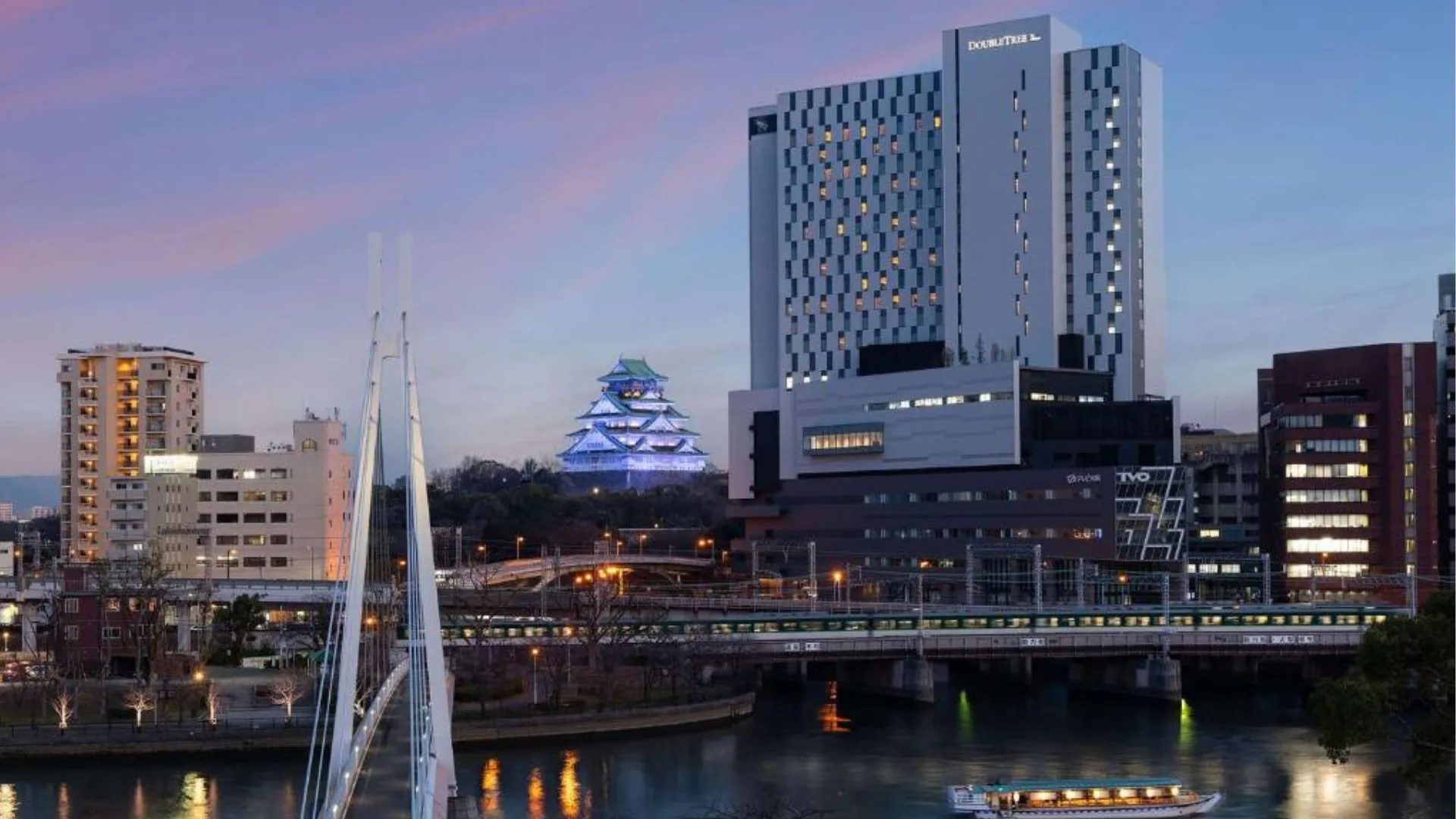 The recently opened Hilton hotel Osaka Castle is steps away from main attractions.