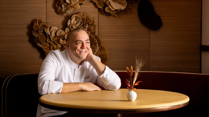 Australian chef Matt Abé’s new London restaurant Bonheur has been awarded two Michelin stars