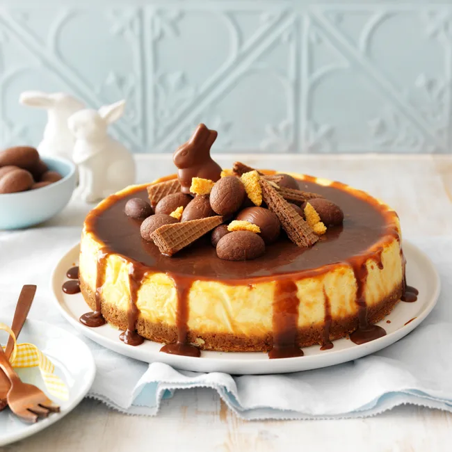 Easter recipes Chocolate Caramel Cheesecake
