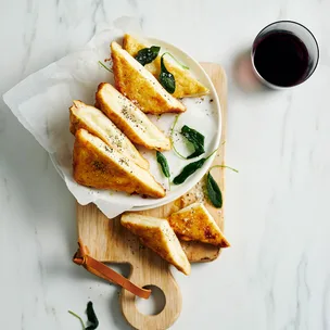 Oozy mozzarella carrozza