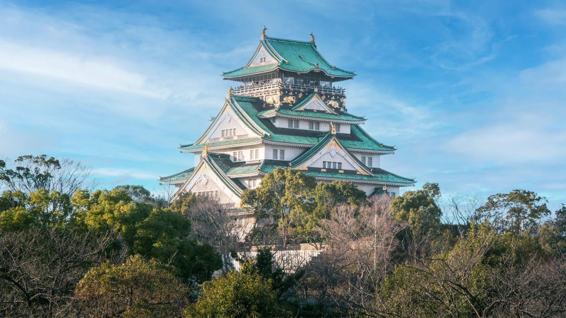 Osaka Castle in Morning
