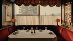 The avant-garde architecture and creative design of Soho House in Tokyo is reminiscent of a New York dining room
