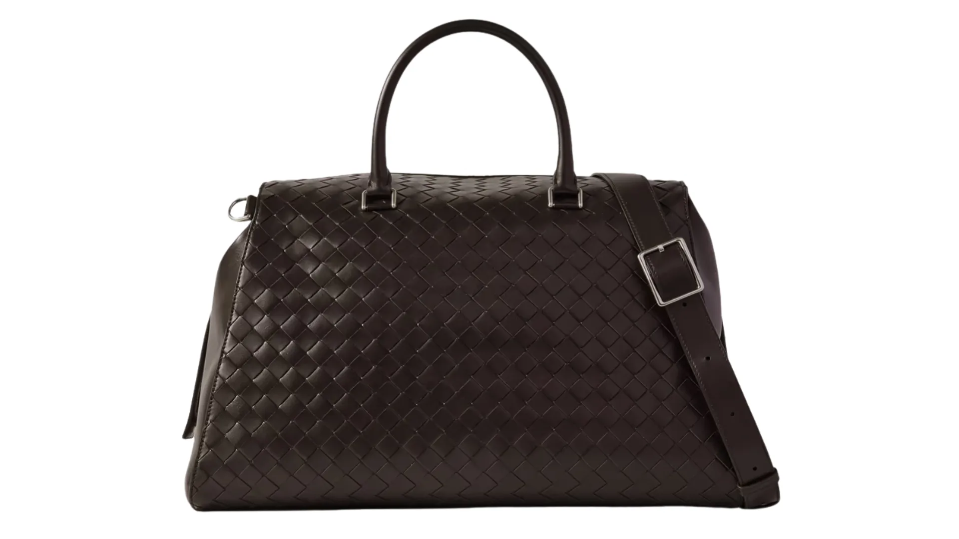 BOTTEGA VENETA Intrecciato leather weekend bag