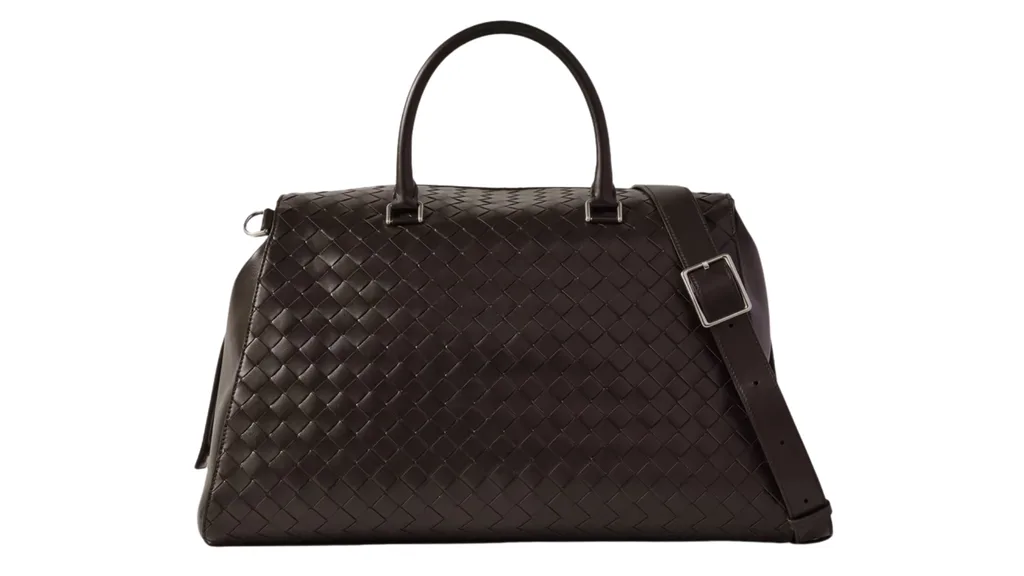 BOTTEGA VENETA Intrecciato leather weekend bag