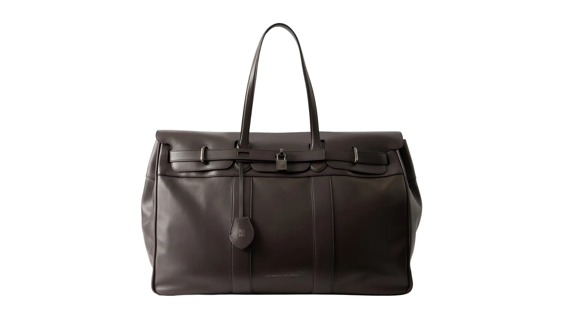 Brunello Cucinelli Leather Weekender Bag