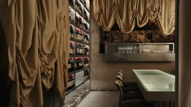 Central's private dining room is tucked away in a hidden corner of the restaurant