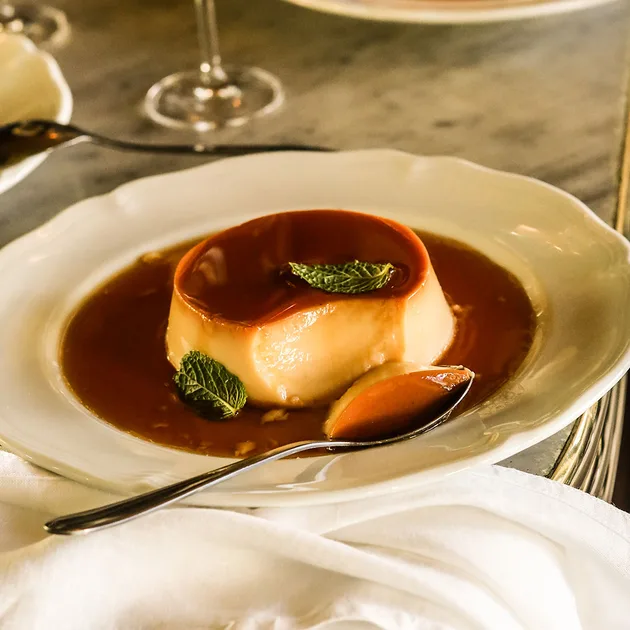 France-Soir's crème caramel