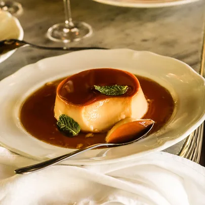 France-Soir’s crème caramel