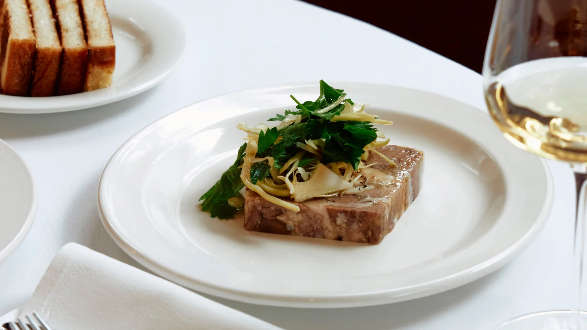 Harriot's menu leans French