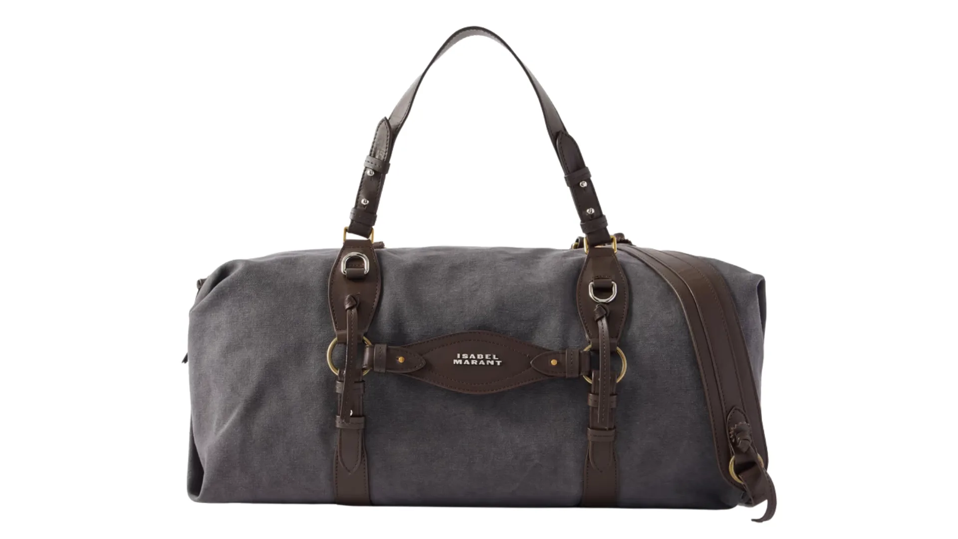 Isabel Marant Tilpa Leather-Trimmed Weekend Bag