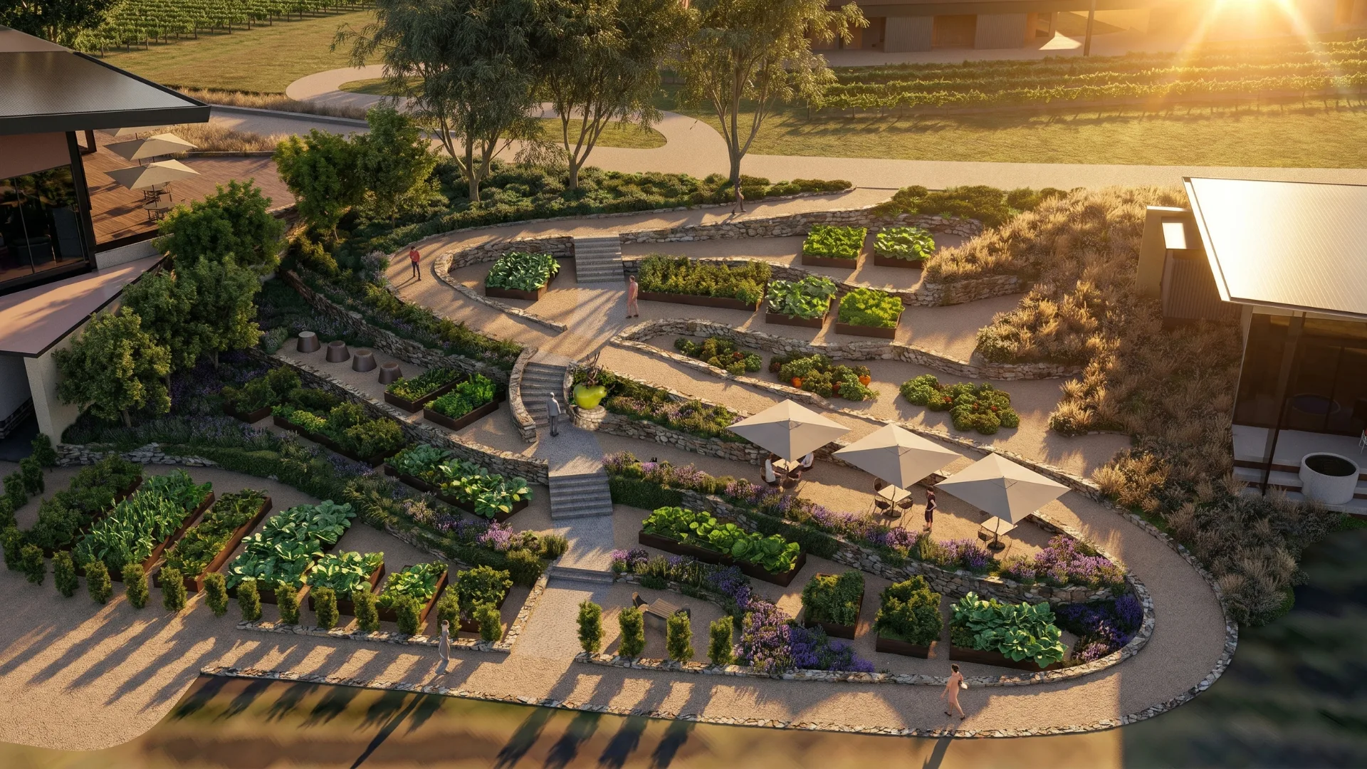 An on-site kitchen garden will shape Laval's dining experience.