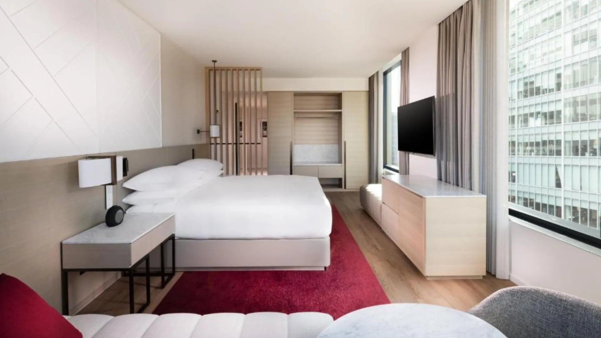 Adelaide Marriott Hotel — opened in August 2024, located in a newly built 14-storey building just behind the historic General Post Office in the heart of the city, overlooking Victoria Square.