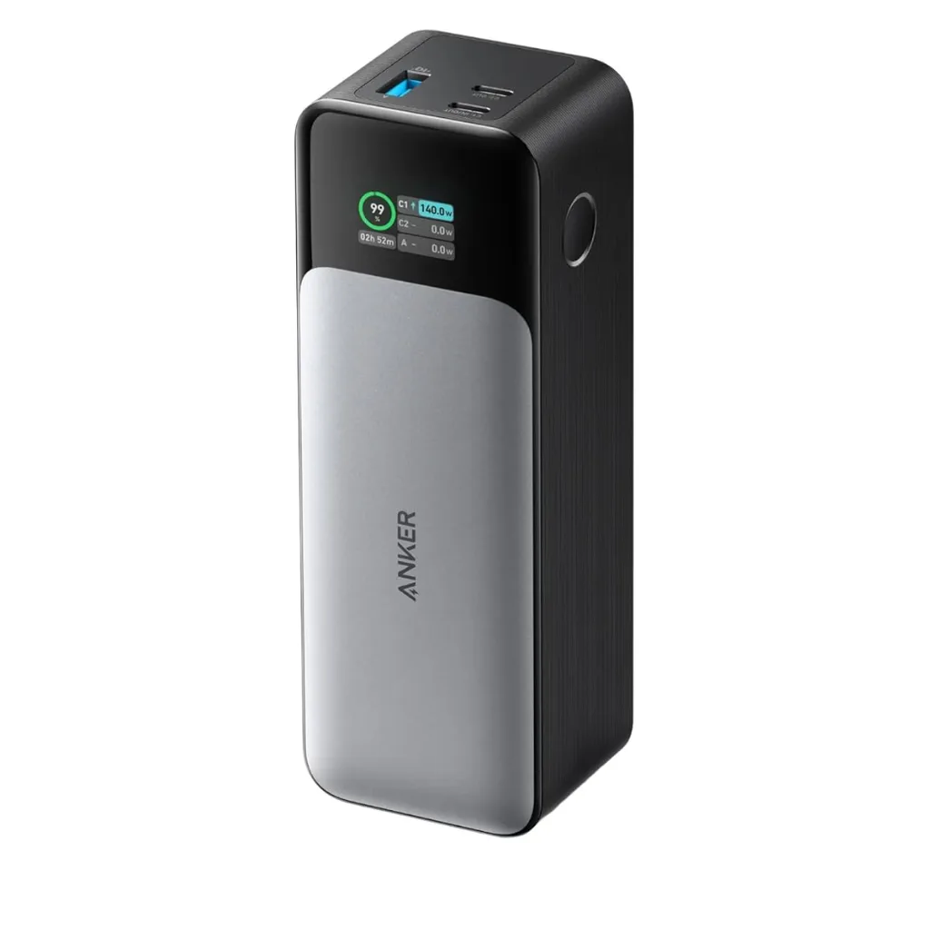 Anker 737 Power Bank, 24,000mAh 3-Port Laptop Portable Charger with 140W Output