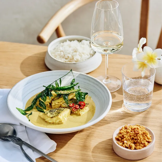 Fijian fish curry
