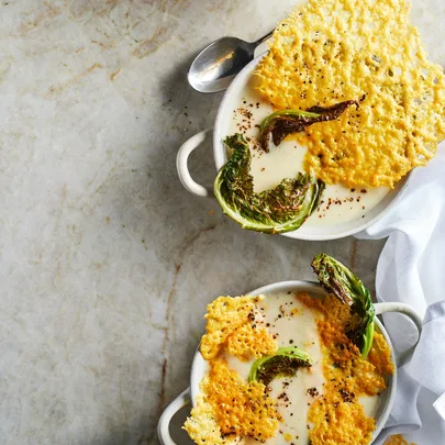 Cauliflower and parmesan soup