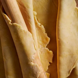 Flaky pie pastry