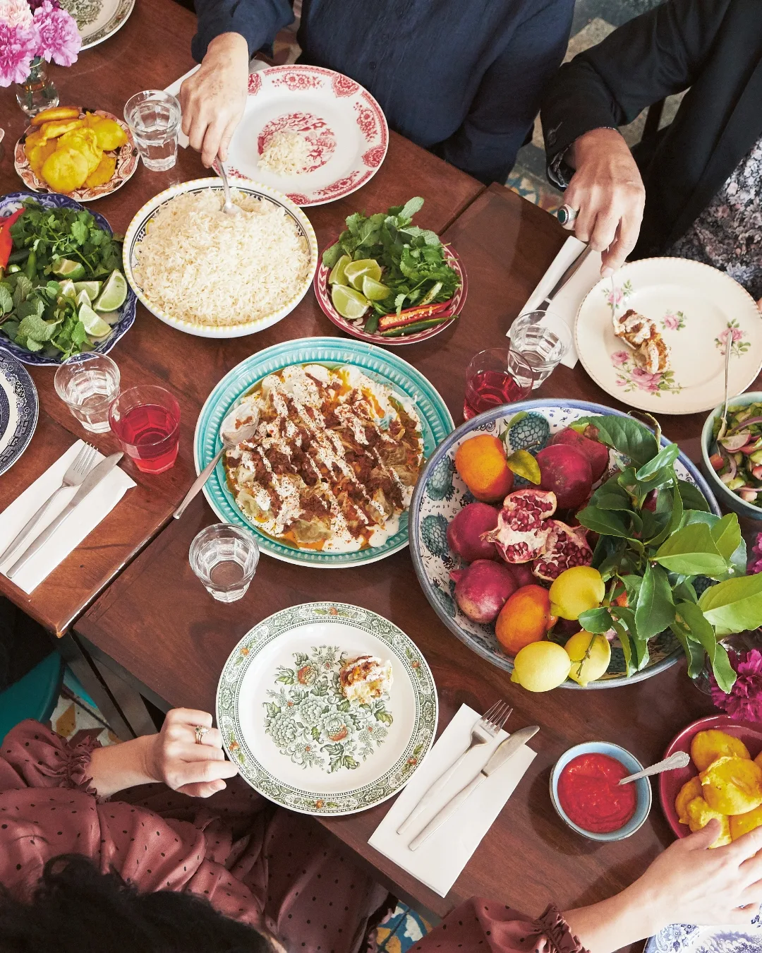 The culinary spread is laced with spice and citrus 