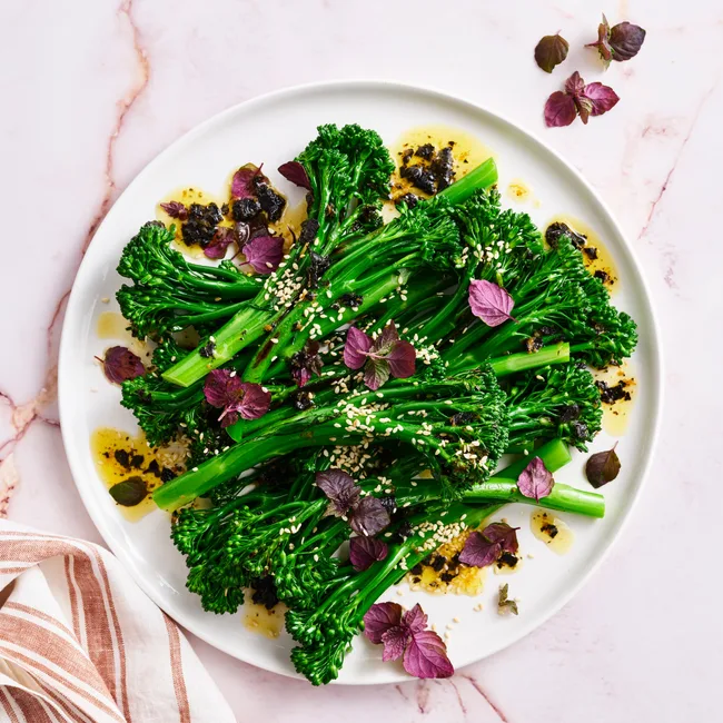 Broccolini recipe with shiso