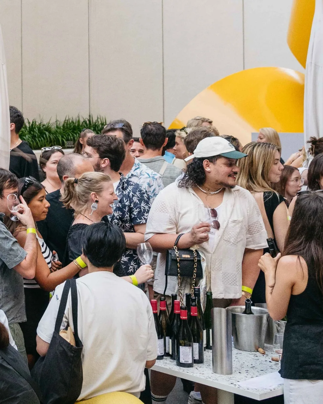 The Wine Bar at The Interrnational's Chardy Party in Martin Place