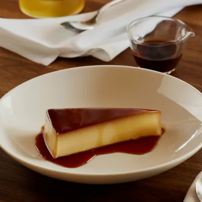 Bistro Livi’s crème caramel