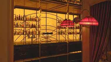 Old-world opulence prevails at The Grand Saddles Lodge's Art Deco piano bar, Ned's.