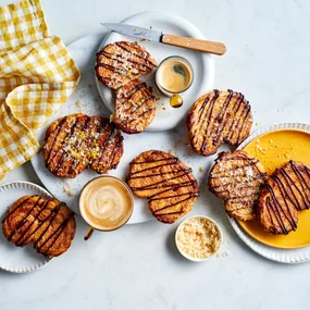 Orange and cinnamon palmiers