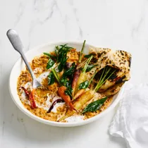 Quick carrot dhal
