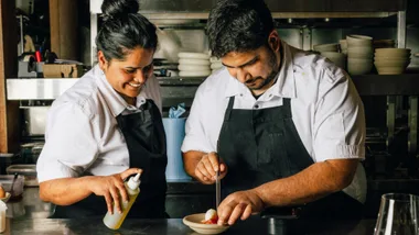 Chef-couple Saavni Krishnan and Aditya Suresh